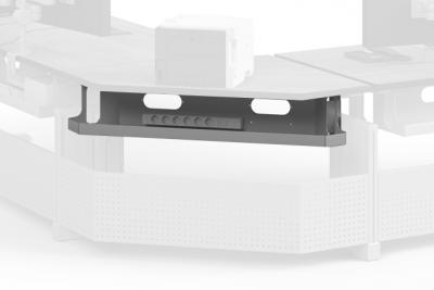 VC-VC-E Cable Cover Set Cable Duct 90° Corner H200 mm Vertiv Knurr Workstations Electronic Elicon Consoles ESD Products - 200.04.265.170.7